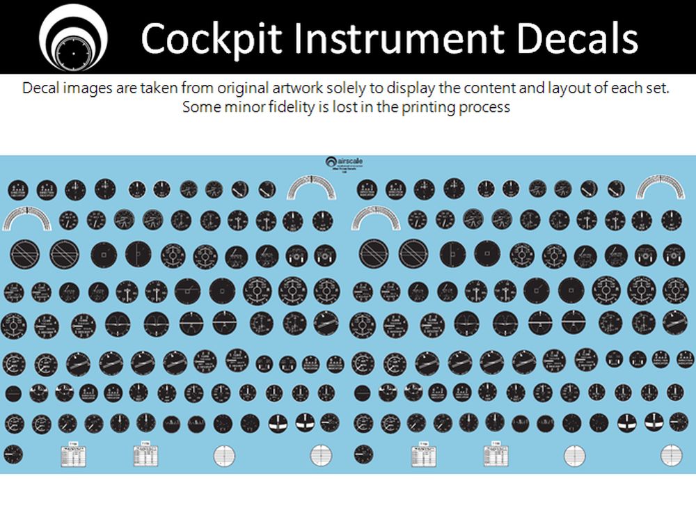 Airscale 1/48 WW2 RAF Instruments Decals