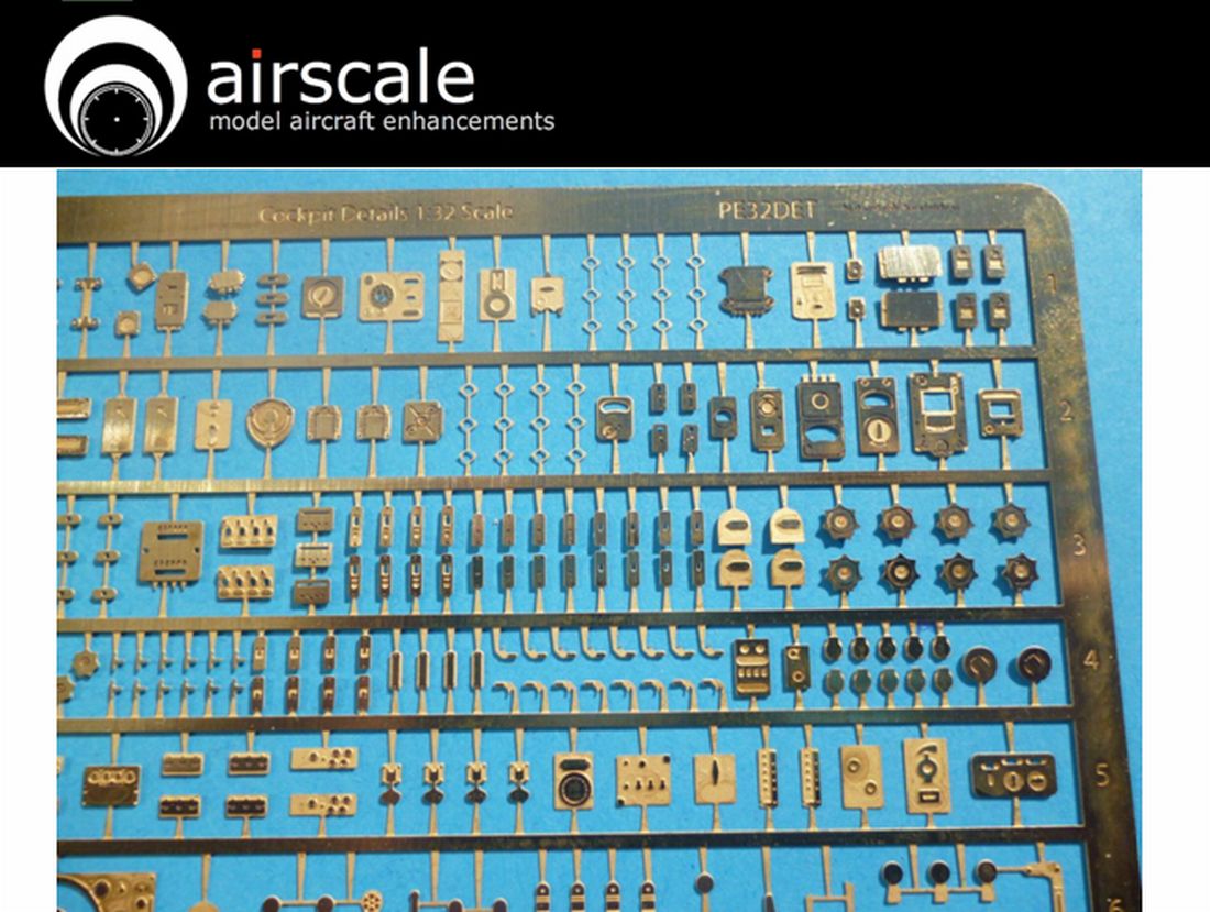Airscale 1/32 Photo-Etched Cockpit Details