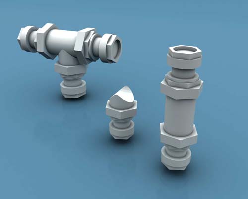 Anyz Line Connectors T-Type (scale independent) 90pcs