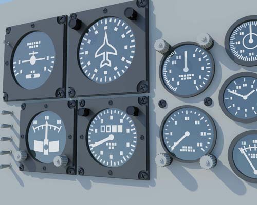 Anyz Universal cockpit dials 1.60 mm - 2.20mm Decals