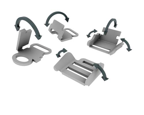 Anyz 1/48 Universal Seat Belt Buckles for modern jets