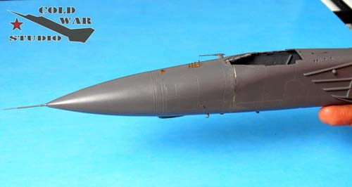 Cold War Studio 1/48 MiG-25PD/PDS Nose Correction Set