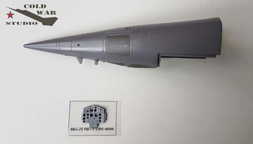Cold War Studio 1/48 MiG-25RBT Nose Correction Set
