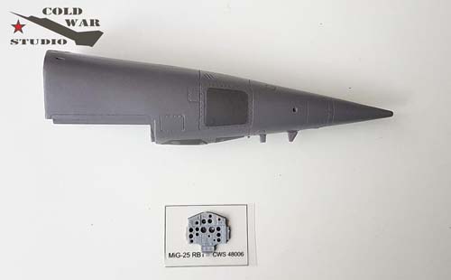 Cold War Studio 1/48 MiG-25RBT Nose Correction Set