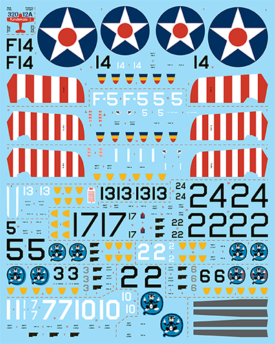 fündekals 1/32 F4F Wildcats Decal Set