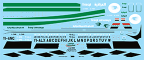 fündekals (Liveries Unlimited) 1/144 Il-76 Iraqi Decal Set