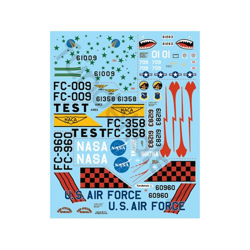 fündekals 1/48 F-102 Delta Dagger Part 1 Decal Set