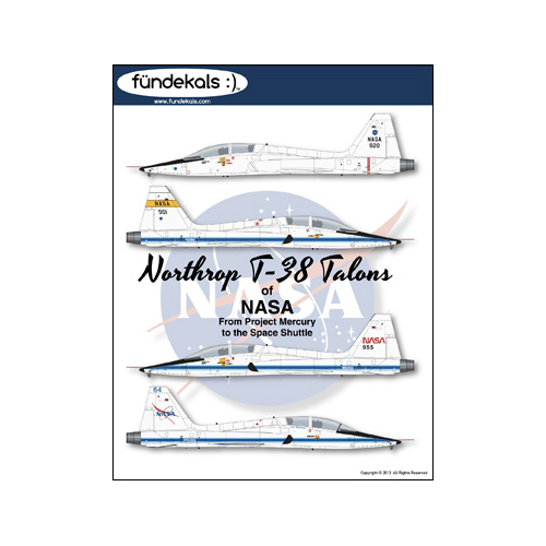 fündekals 1/48 NASA T-38 Talon Decal Set