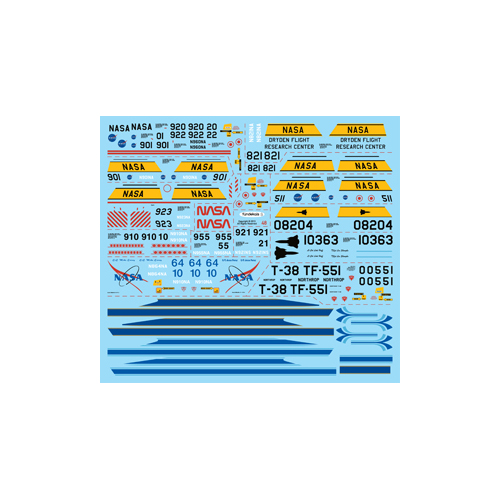fündekals 1/48 NASA T-38 Talon Decal Set