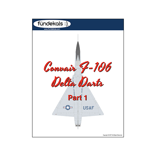 fündekals 1/48 F-106 Delta Dart Part 1 Decal Set