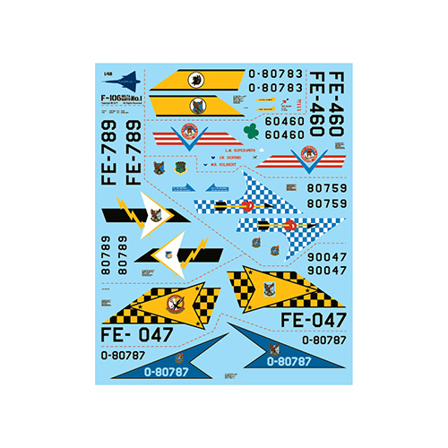 fündekals 1/48 F-106 Delta Dart Part 1 Decal Set