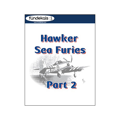 fündekals 1/48 Sea Fury Part 2 Decal Set