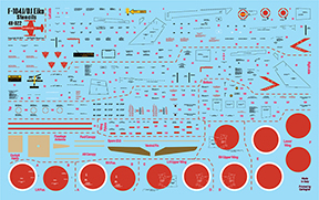 fündekals 1/48 F-104J/DJ Eiko Stencil Decal Set