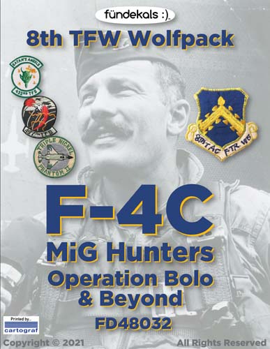 fündekals 1/48 F-4C MiG Hunters - Operation Bolo & Beyond Decal Set