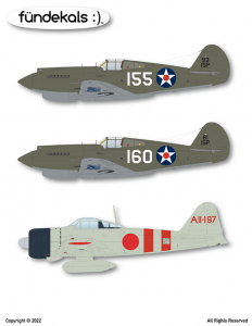 fündekals 1/48 Pearl Harbor Defenders – Victors and Vanquished Decal Set