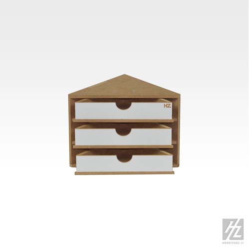 OM11 End Corner Drawers Module