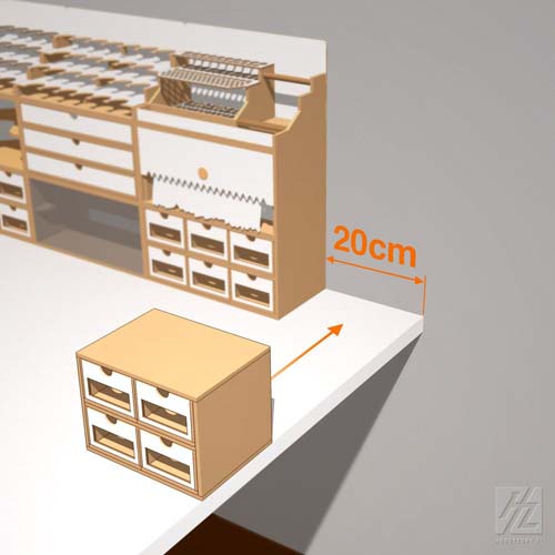 OMS01a Four-Drawer Module