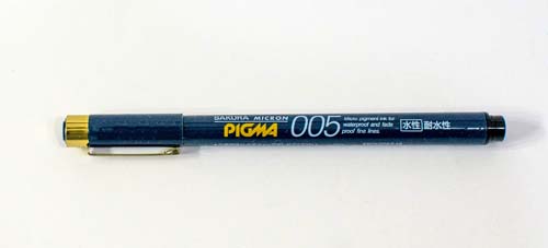 Sakura Pigma 0.20mm Red Marker