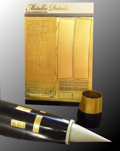 Metallic Details 1/48 SR-71 Grids and Jet Nozzles Detail Set