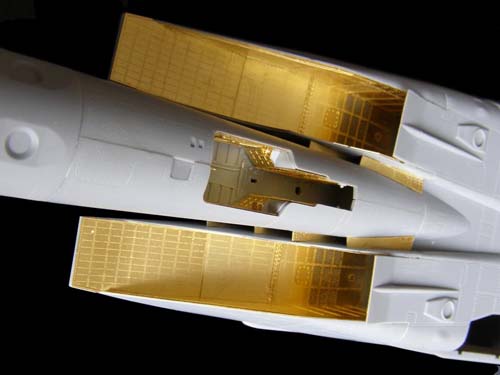Metallic Details 1/48 MiG-25 Air Intakes Detail Set