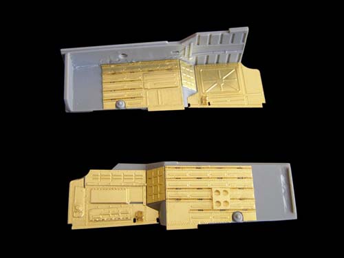 Metallic Details 1/48 MiG-25 Wheel Bays Detail Set