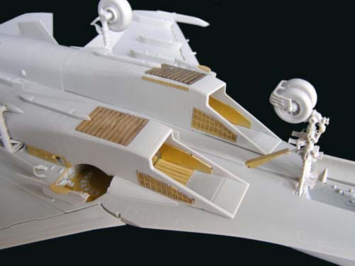 Metallic Details 1/48 Su-35 Air Intakes and Nozzles Detail Set