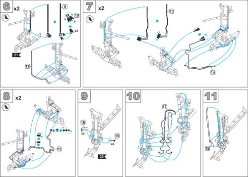 Metallic Details 1/48 Su-34 Landing Gear Set