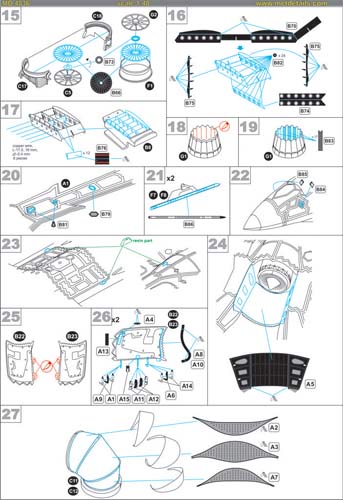 Metallic Details 1/48 F-35B Exterior Detail Set
