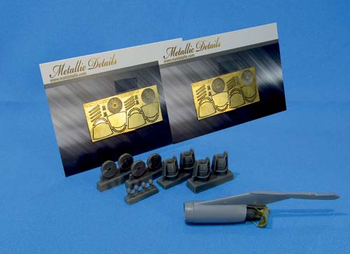 Metallic Details 1/144 Il-76 Engines Detail Set