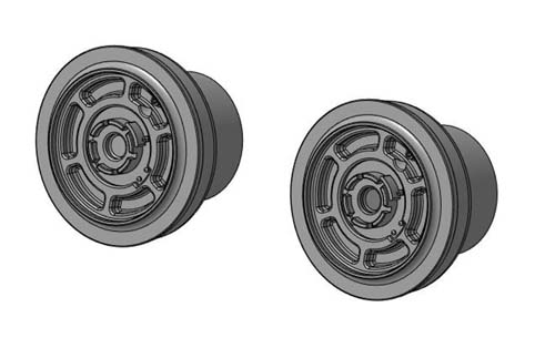 Metallic Details 1/35 Mi-24/35 Wheels