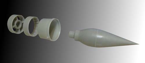 Metallic Details 1/48 SR-71 Blackbird Inlet Cones Set