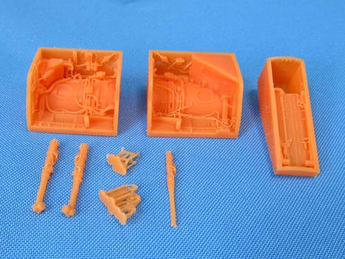 Metallic Details 1/48 MiG-23 Wheel Bays (TRU)