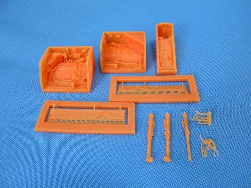 Metallic Details 1/48 MiG-27 Wheel Bays (TRU)