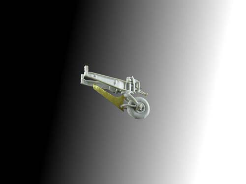 Metallic Details 1/48 AH-64 Tail Wheel Detail Set (HAS)