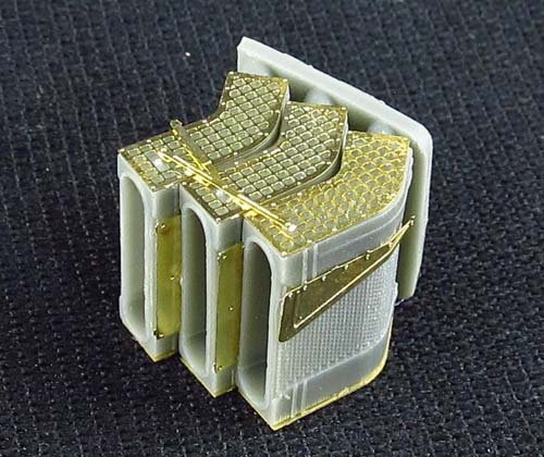 Metallic Details 1/48 AH-64 Exhaust Ducts Detail Set (HAS)