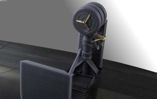 Metallic Details 1/48 SR-71 Blackbird Landing Gear Set