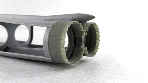 Metallic Details 1/48 MiG-25RB/RBT Afterburner Nozzle Set