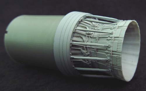 Metallic Details 1/48 F-15 Featherless Open Afterburner Nozzle Set