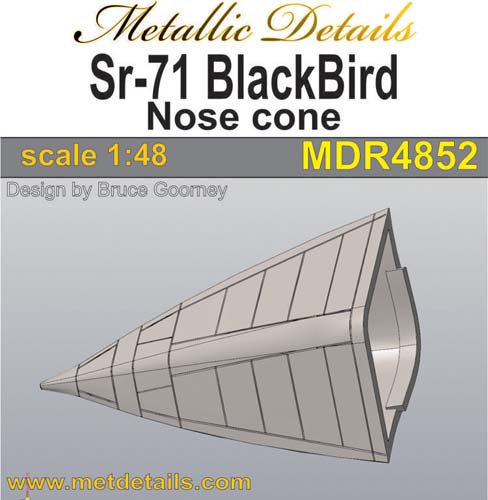 Metallic Details 1/48 SR-71 Blackbird Nose Correction