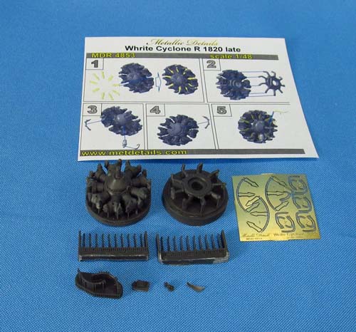 Metallic Details 1/48 Wright R-1820 (late) Engine