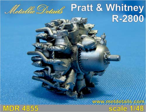 Metallic Details 1/48 Pratt & Whitney R-2800 Engine