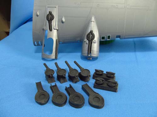 Metallic Details 1/48 B-17 Turbochargers