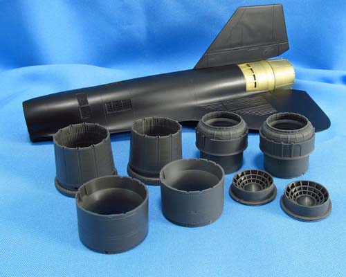 Metallic Details 1/48 SR-71 Blackbird Afterburner Nozzles Set