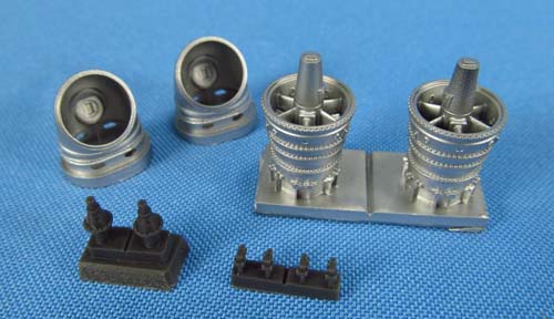 Metallic Details 1/48 Mi-24 Exhaust Duct Detail Set (Zvezda)