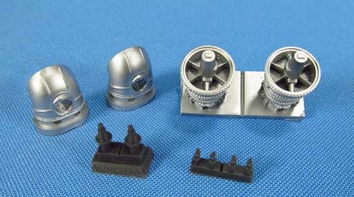 Metallic Details 1/48 Mi-24 Exhaust Duct Detail Set (Zvezda)