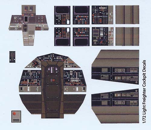 Paragrafix 206 1/43 DeAgostini Millennium Falcon Engine Vents Photo-Etch Detail Set