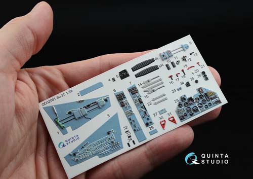 Quinta Studio 1/32 Su-25 Interior Detail Set