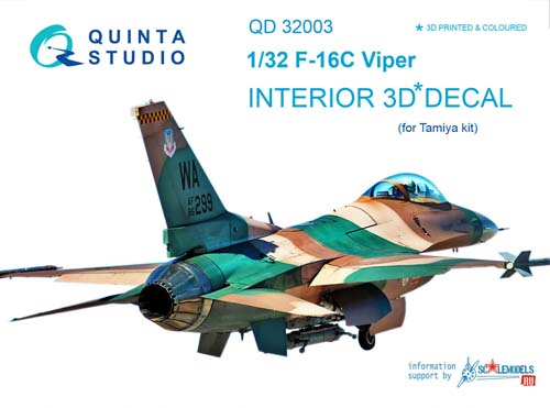 Quinta Studio 1/32 F-16C Interior Detail Set