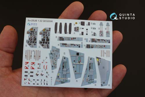Quinta Studio 1/32 Su-25UB Frogfoot Interior Detail Set