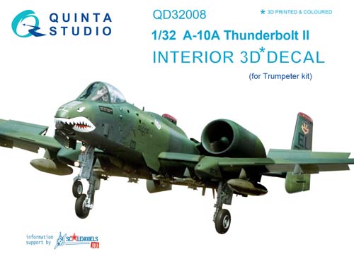 Quinta Studio 1/32 A-10A Thunderbolt II Interior Detail Set
